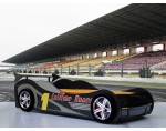 B171BL Supreme Racing Car Bed-Black